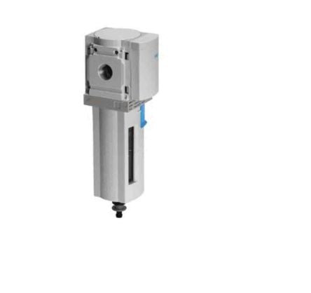 Festo MS series 5 μm 1/4 in G 20 bar Pneumatic Filter 2000 L/min max with Manual drain