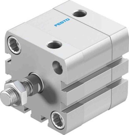 Festo Pneumatic Compact Cylinder - 572673 40 mm Bore, 10 mm ADN Series, Double Acting Acting
