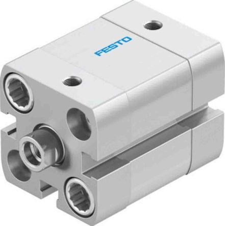 Festo Pneumatic Compact Cylinder - 577158 20 mm Bore, 10 mm ADN Series, Double Acting Acting