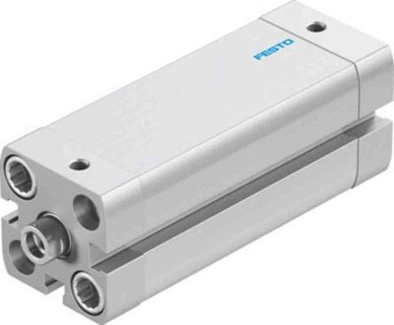 Festo Pneumatic Compact Cylinder - 577165 20 mm Bore, 60 mm ADN Series, Double Acting Acting