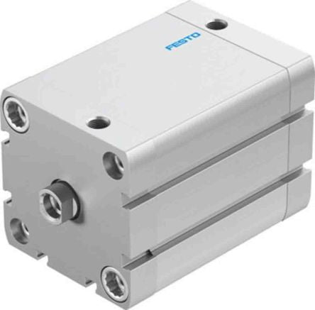 Festo Pneumatic Compact Cylinder - 572707 63 mm Bore, 60 mm ADN Series, Double Acting Acting