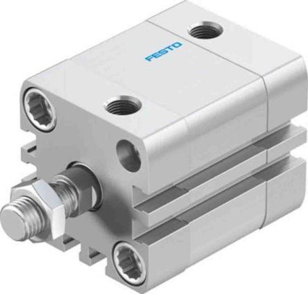 Festo Pneumatic Compact Cylinder - 572656 32 mm Bore, 15 mm ADN Series, Double Acting Acting