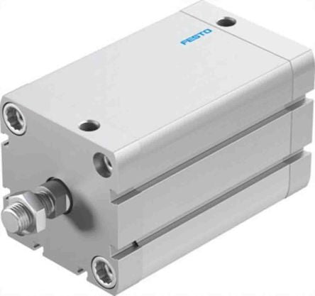 Festo Pneumatic Compact Cylinder - 572717 63 mm Bore, 80 mm ADN Series, Double Acting Acting
