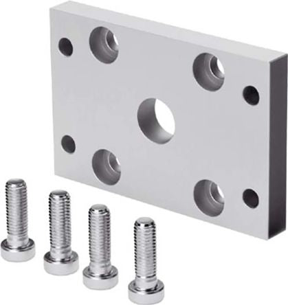 Festo Flange FUA-63, For Use With EZH-DZF-DZH, DSNU, C Drives, ADVU, DSBC