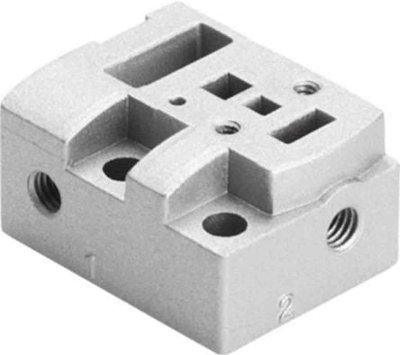 Festo MH series Metric Sub-Base for use with Manifold Block Valves MHA1-...-HC/TC, 197187