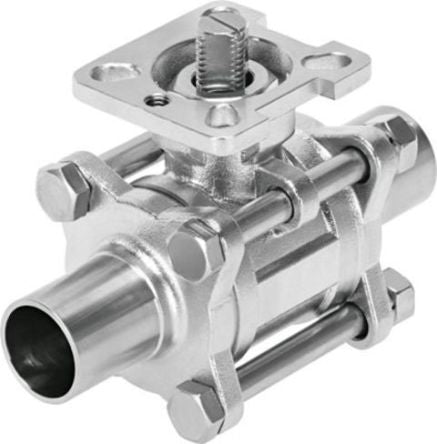 Festo Stainless Steel Welded, ISO 1127, Ball Valve