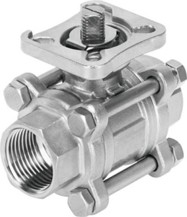 Festo Rod Lever Pneumatic Manual Control Valve VZBE Series, NPT 3 in, 4809124