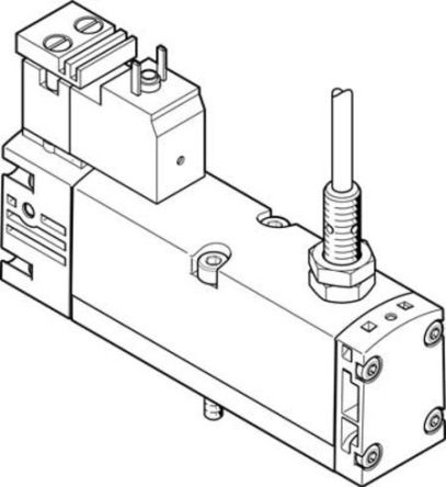 Festo Solenoid Valve - 5/2 Monostable Electric Metric VSVA-B-M52-MZ-A1-1C1-APC Series 24V