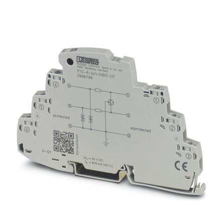 Phoenix Contact Surge Protector, 140 V, DIN Rail
