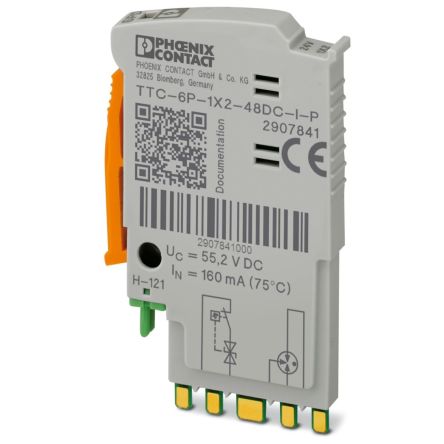 Phoenix Contact Surge Protector, 55.2 V, On Base Element