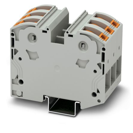 Phoenix Contact 3212068 PTPOWER 35 Series Component Terminal Block Grey, 35mm², 1-Level, Screw
