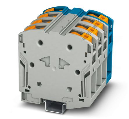 Phoenix Contact 3260054 PTPOWER 50 Series Component Terminal Block Blue, Grey, 10mm², 70 mm², 1-Level, Screw