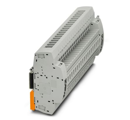 Phoenix Contact UTRE Series Terminal Strip, 38-Way, 24AWG, 8 AWG Wire, 30A Screw
