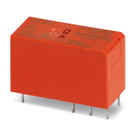 Phoenix Contact DIN Rail Power Relay, 12V dc Coil, 8A Switching Current, 2PDT