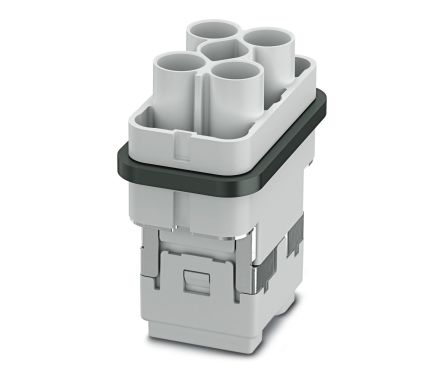 Phoenix Contact Heavy Duty Power Connector Insert, 10A, HC-COM-Q08 Series Female, 4 Contacts