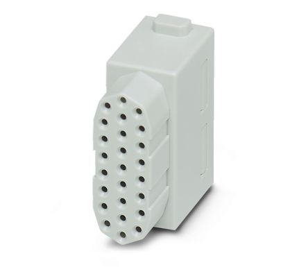 Phoenix Contact Heavy Duty Power Connector Module, 4A, HC-M-25 Series Female, 25 Contacts