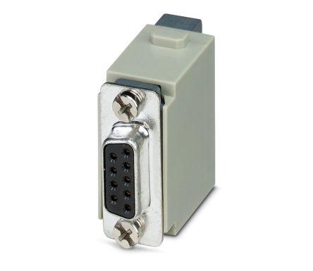 Phoenix Contact Heavy Duty Power Connector Module, 1A, HC-M-DSUB-U Series Female, 9 Contacts
