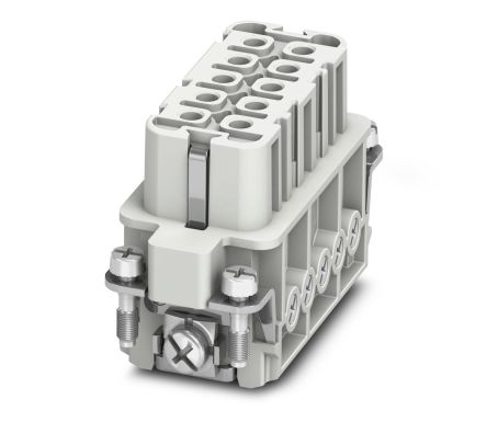 Phoenix Contact Heavy Duty Power Connector Insert, 16A, HC-A10 Series Female, 10 Contacts