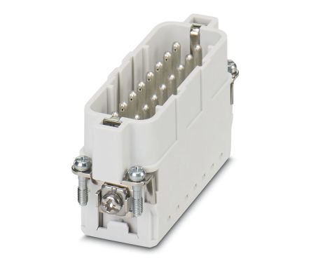 Phoenix Contact Heavy Duty Power Connector Insert, 16A, HC Series Male, 16 Contacts