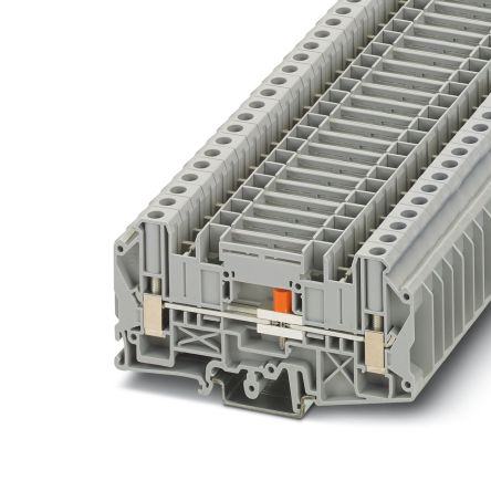 Phoenix Contact UT Series Terminal Block Connector, 2-Way, 0.2mm², 10 mm² Wire, 41A Screw