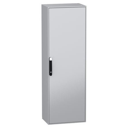 Schneider Electric PanelSeT SM Series Steel 1-Door Floor Standing Enclosure, Opaque Door, IP55 400 mm, 800 mm 2000 mm
