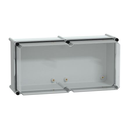 Schneider Electric PanelSeT Series Grey Fibreglass Reinforced Polyester General Purpose Enclosure, IP66, IK09 Flanged