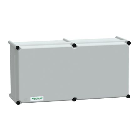 Schneider Electric PanelSeT Series Grey Fibreglass Reinforced Polyester General Purpose Enclosure, IP66, IK09 Flanged