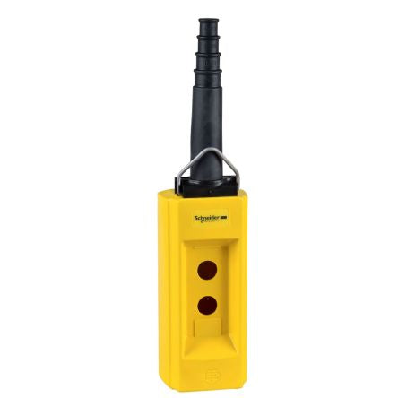 Schneider Electric Control Station Switch, Glass Reinforced Plastic, 2 Cutouts, IP65