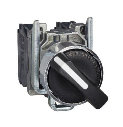Schneider Electric Selector Switch - (2 NO) 22.5 mm Cutout Diameter 3 Positions