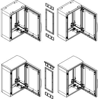 Schneider Electric PanelSeT Series Polyester Coupling Kit for Use with Enclosures 200 mm x 800mm