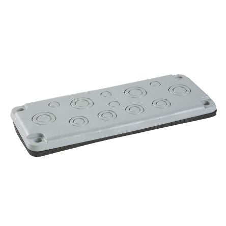 Schneider Electric Polycarbonate Reinforced with Fibreglass Gland Plate, 215mm W, 85 mm L for Use with Cable management