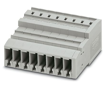 Phoenix Contact 3042515 SC 4 Series Combi Plug Grey, 0.08mm², 6 mm², 1-Level, Spring Cage