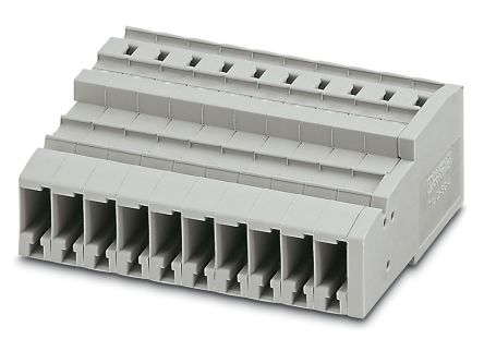 Phoenix Contact 3042531 SC 4 Series Combi Plug Grey, 0.08mm², 6 mm², 1-Level, Spring Cage