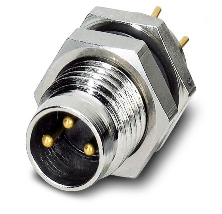 Phoenix Contact Circular Connector, 3 Contacts, Panel Mount, M8 Connector, Plug, Female, IP67, SACC Series