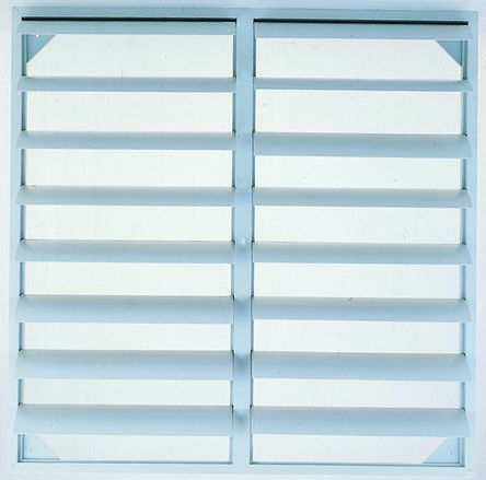 ebm-papst Ecologically Friendly Plastic Vent Grille, Parallel Slat 696 mm, 696mm, 31 mm