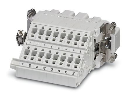 Phoenix Contact B16 Series Power Adapter, 16-Contact, 2 Row, 1648461