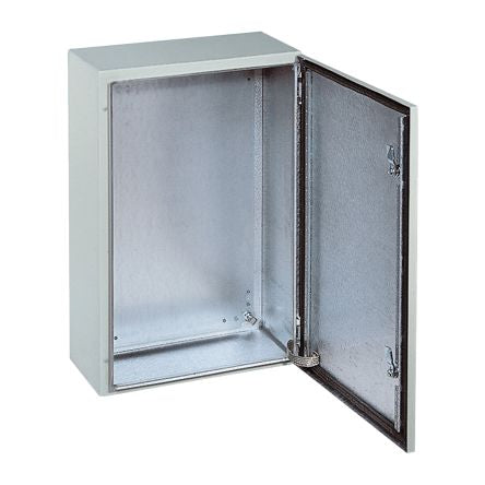 Schneider Electric PanelSeT S3HF Series Zinc Plated Steel Wall Box, IP55, 400 mm x 300 mm x 200 mm