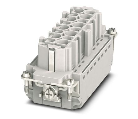 Phoenix Contact HC-HV06-I-PT-F Series Heavy Duty Power Connector Insert, 8-Contact, 2 Row, 1407744