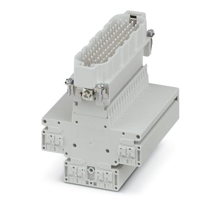 Phoenix Contact HEAVYCON Series Terminal Block Connector, 64-Way, 16AWG, 20 AWG Wire, 10A Push-in