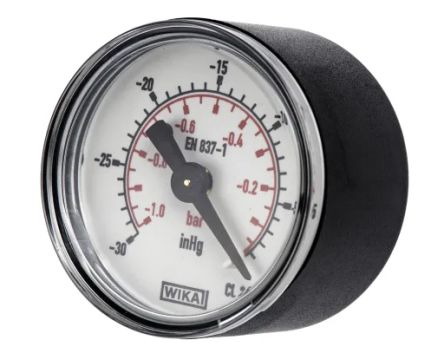 WIKA G 1/4 Threaded Pressure Gauge, 63 mm, 0 bar