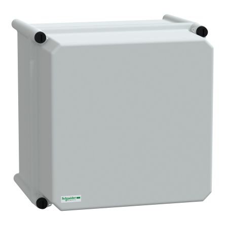 Schneider Electric PanelSeT Series Grey Fibreglass Reinforced Polyester Enclosure, IP66, IK09 270 mm, 230 mm, 270 mm