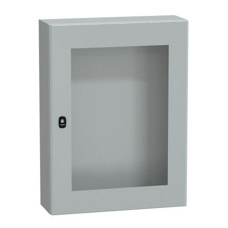 Schneider Electric PanelSeT S3D Series Steel Wall Box, IP66 Transparent Door, 800 mm x 600 mm x 200 mm