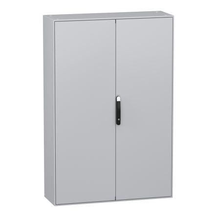 Schneider Electric PanelSeT SM Series Sheet Steel 2-Door Floor Standing Enclosure, Opaque Door, IP55 400 mm, 1200 mm