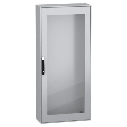 Schneider Electric PanelSeT SM Series Sheet Steel 1-Door Floor Standing Enclosure, Transparent Door, IP55 500 mm, 800 mm