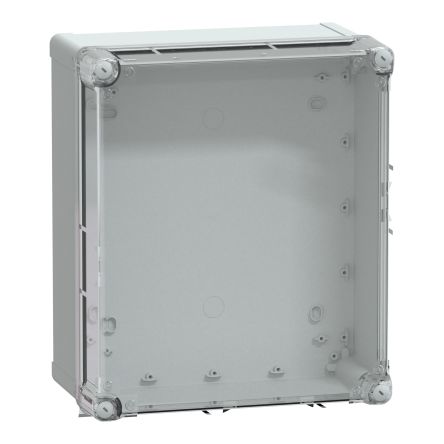 Schneider Electric PanelSeT Series Polycarbonate Wall Box, IP66 Transparent Door, 341 mm x 291 mm x 168 mm