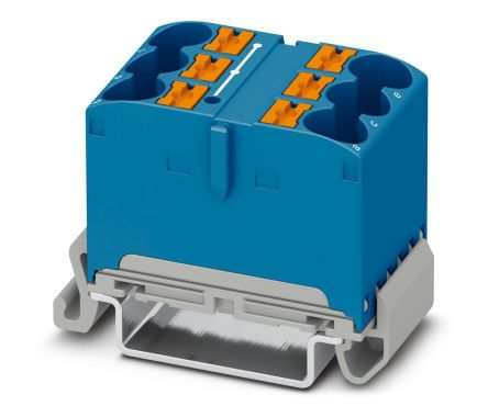 Phoenix Contact VIP Series Distribution Block, 6-Way, 90A