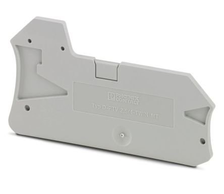 Phoenix Contact End Cover for Use with Terminal Block