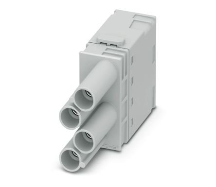 Phoenix Contact HC-M Series Heavy Duty Power Connector Insert, 4-Contact, 1 Row, 1424220