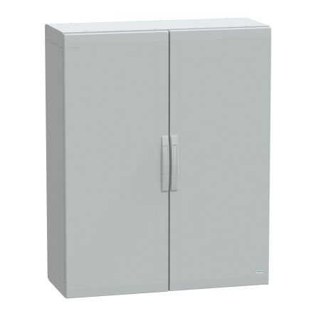 Schneider Electric PanelSeT Series Fibreglass Reinforced Polyester 2-Door Floor Standing Enclosure, Plain Door, IP65 420