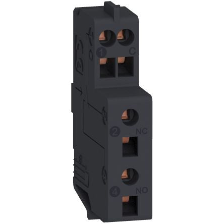 Schneider Electric Auxiliary Contact, 2 Contact, 1 NO/1 NC, Gv4Ae, Internal, 5 A, 690V, GV4AE11